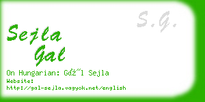 sejla gal business card